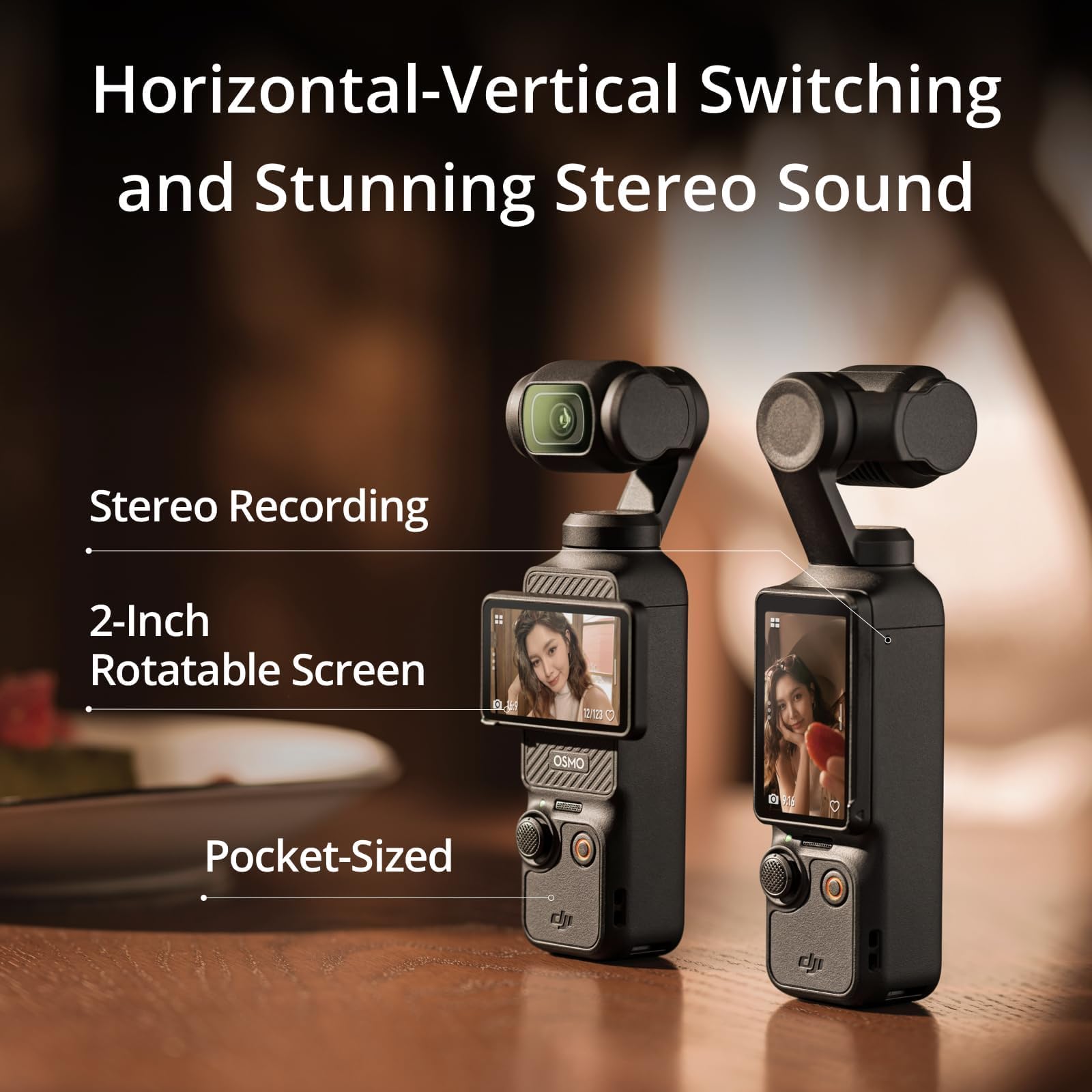 DJI Osmo Pocket 3 Creator Combo, Vlogging Cameras with 1'' CMOS, 4K/120fps Vlog Camera, 3-Axis Stabilization, Face/Object Tracking, Mic Included for Clear Sound, Digital Vlogging Camera for YouTube - Available at All In One Marketplace Canada