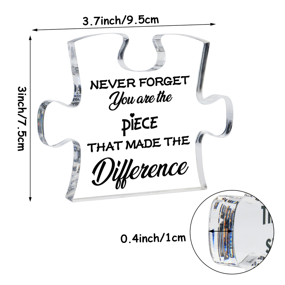 Moyel Thank You Gifts for Women Men Funny Puzzle Acrylic Plaque 🍁 All In One Marketplace Canada