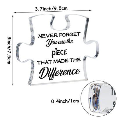 Moyel Thank You Gifts for Women Men Funny Puzzle Acrylic Plaque 🍁 All In One Marketplace Canada