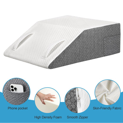 Ceecysaa Leg Elevation Pillow for Bed,20cm Height High-Density Foam Pillow 🍁 All In One Marketplace Canada Ceecysaa