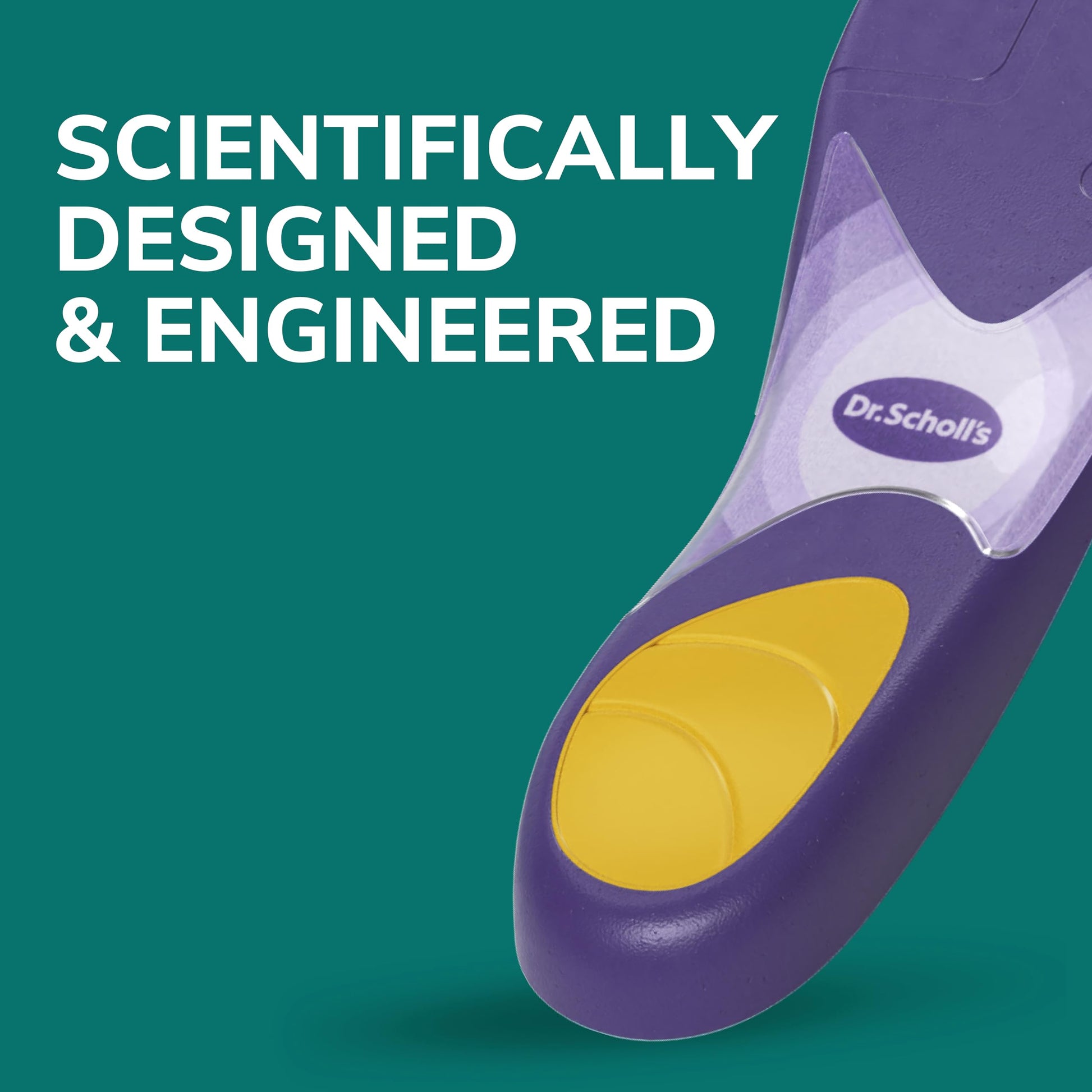 Dr. Scholl's Prevent Pain Protective Insoles, Protect Against Foot, Knee, Lower Back Pain, Promote Foot Health & Wellness, Trim to Fit Insert, Women Shoe Size 8-14, 1 Pair Dr. Scholl's
