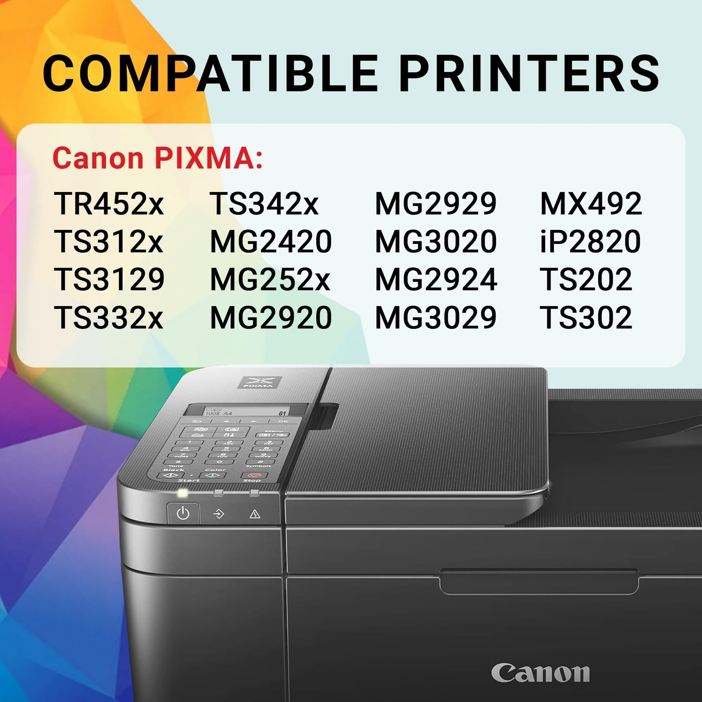 Canon Genuine Ink Cartridges PG-245XL Black/CL-246XL Colour, High-Yield Value Pack (2 Count), Original Canon Printer Ink for PIXMA TR4520 / TS3120 / TS3220 Series Printers