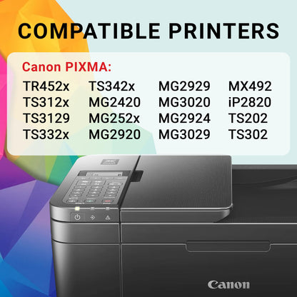 Canon Genuine Ink Cartridges PG-245XL Black/CL-246XL Colour, High-Yield Value Pack (2 Count), Original Canon Printer Ink for PIXMA TR4520 / TS3120 / TS3220 Series Printers