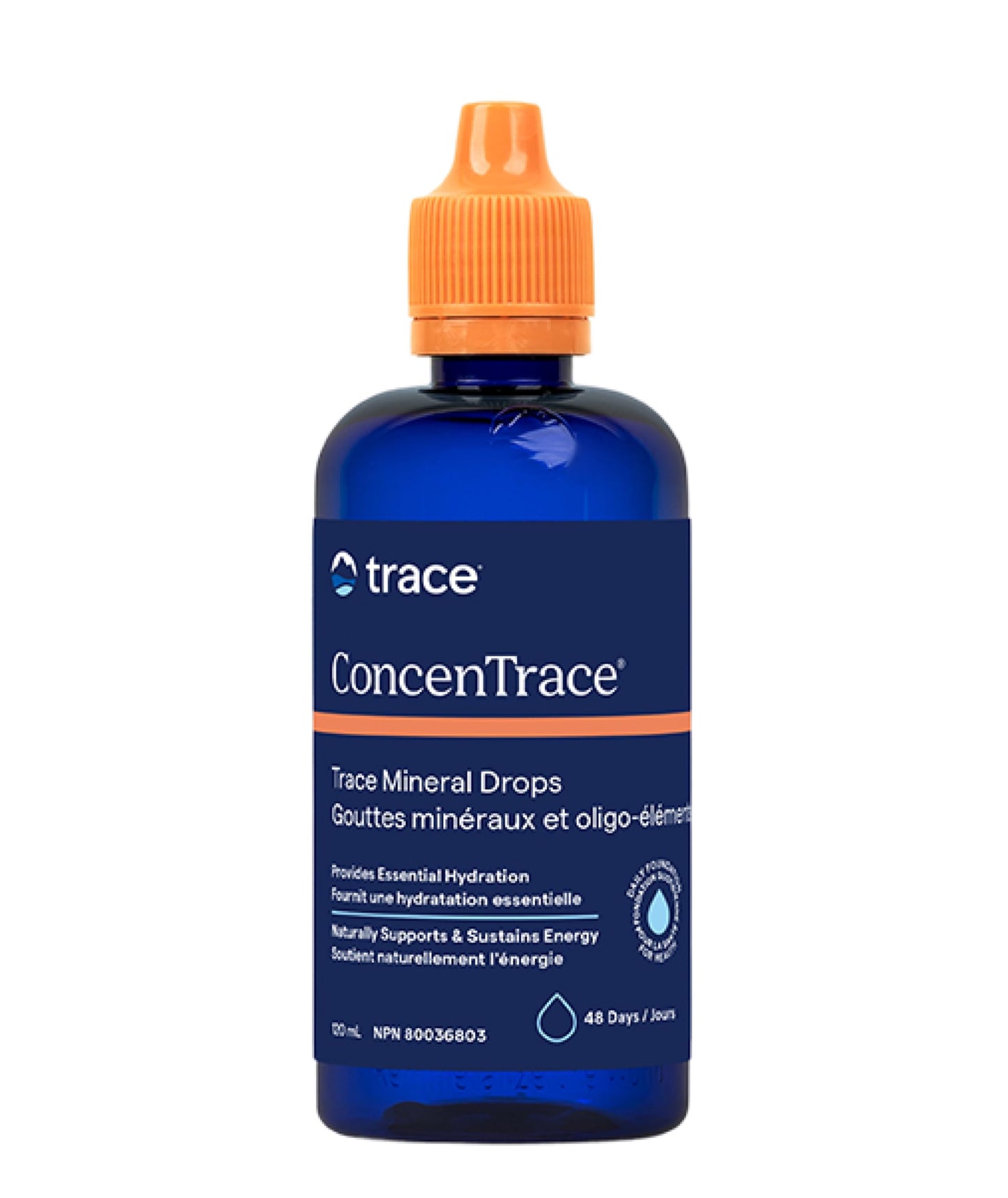 Trace Minerals ConcenTrace Drops | Ionic Liquid Magnesium, Chloride, Potassium | Full Spectrum Minerals | Low Sodium | Energy, Electrolytes, Hydration | 120 ML, 48 Day Supply Trace Minerals