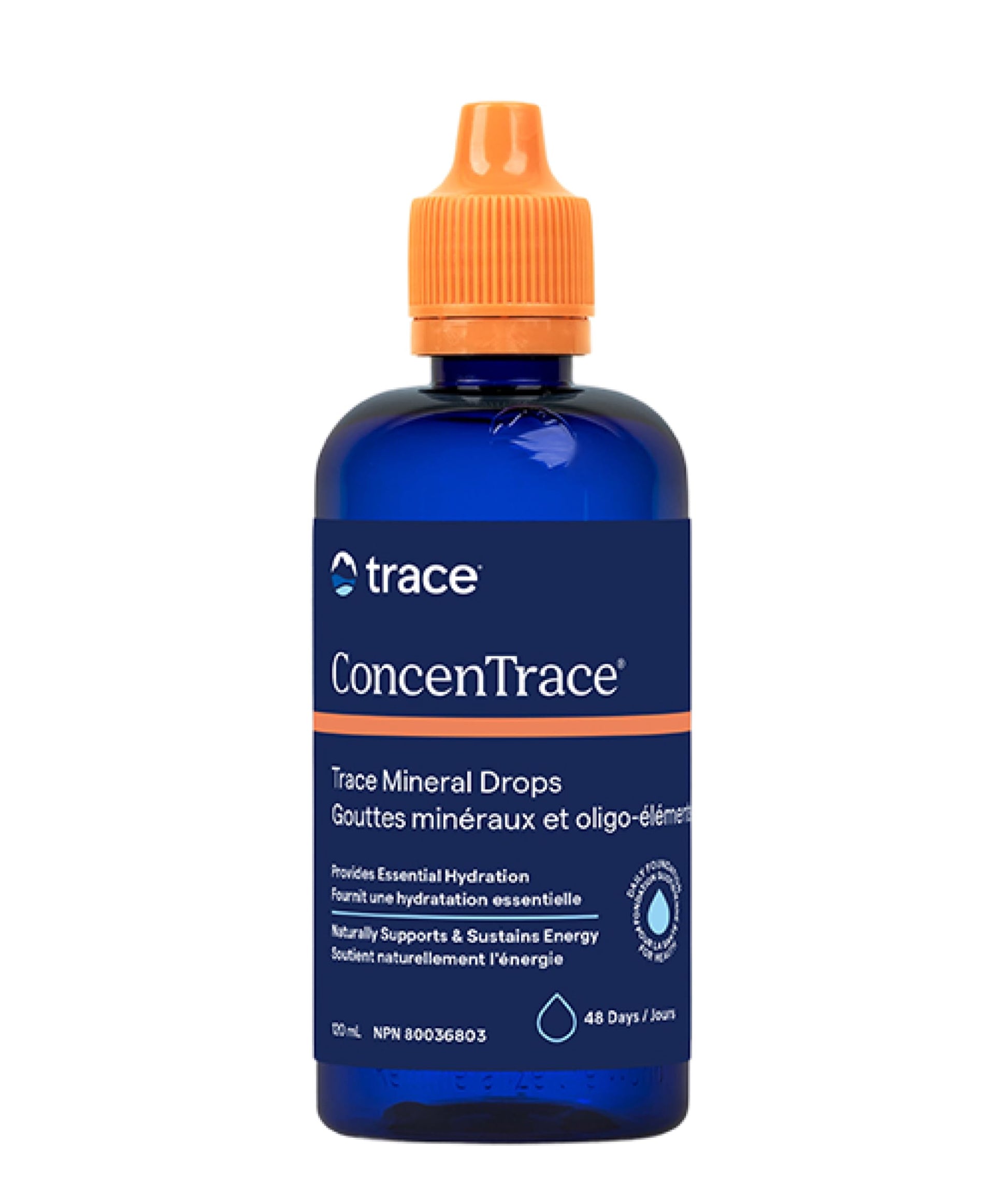Trace Minerals ConcenTrace Drops | Ionic Liquid Magnesium, Chloride, Potassium | Full Spectrum Minerals | Low Sodium | Energy, Electrolytes, Hydration | 120 ML, 48 Day Supply Trace Minerals