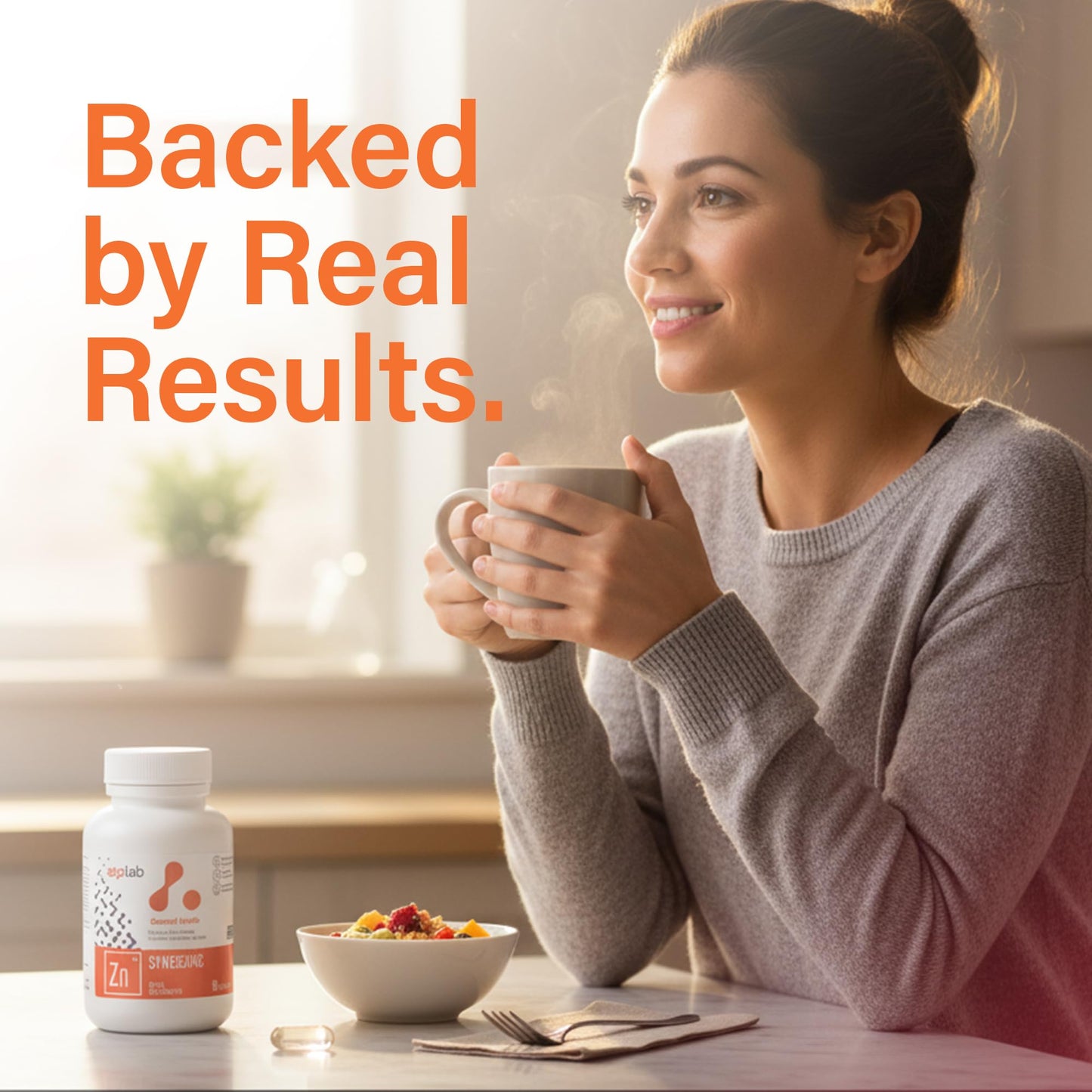 ATP LAB - Synerzinc, 90 Capsules 90-Day Supply - Zinc Supplement An Essential Mineral - Helps to Maintain Healthy Skin and Immune Function - Helps to Produce and Repair Connective Tissue - Available at All In One Marketplace Canada