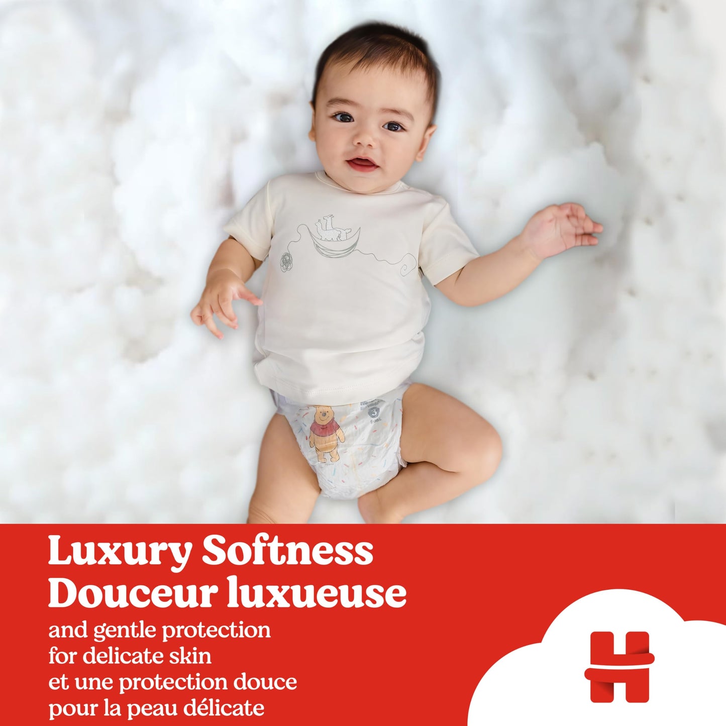 Couches pour bébés HUGGIES Little Snugglers, Taille 1, 168 unités