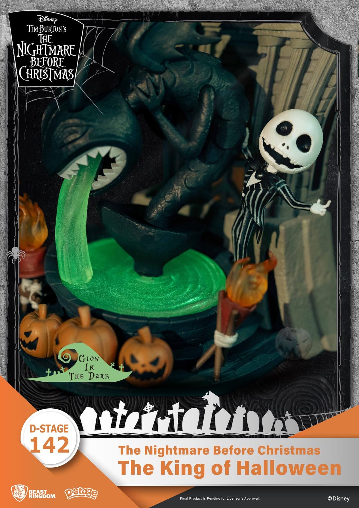 L'Étrange Noël de monsieur Jack : Statue D-Stage DS-142 Halloween King Jack