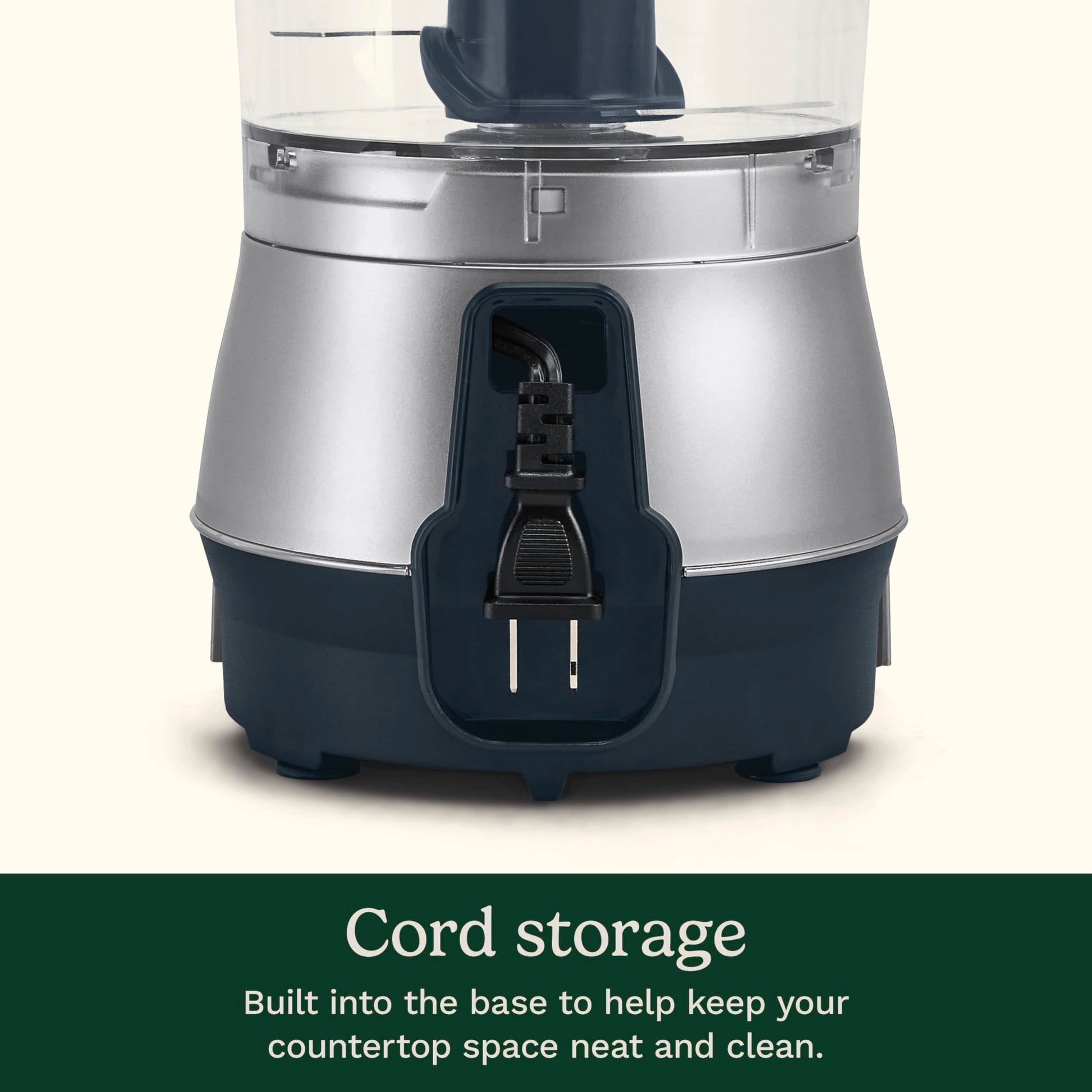 Cuisinart Food Processor, 5-Cup Capacity, Chop and Shred with Reversible Disc, Universal Chopping Blade, Compact Base, High-Performance Motor, Cord Storage, Silver (FP-5C) 🍁 All In One Marketplace Canada Cuisinart