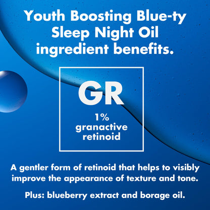 e.l.f. SKIN Youth Boosting Blue-ty Sleep Night Oil