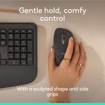 Logitech Signature Comfort Plus M850 L Wireless Mouse Bluetooth - Graphite