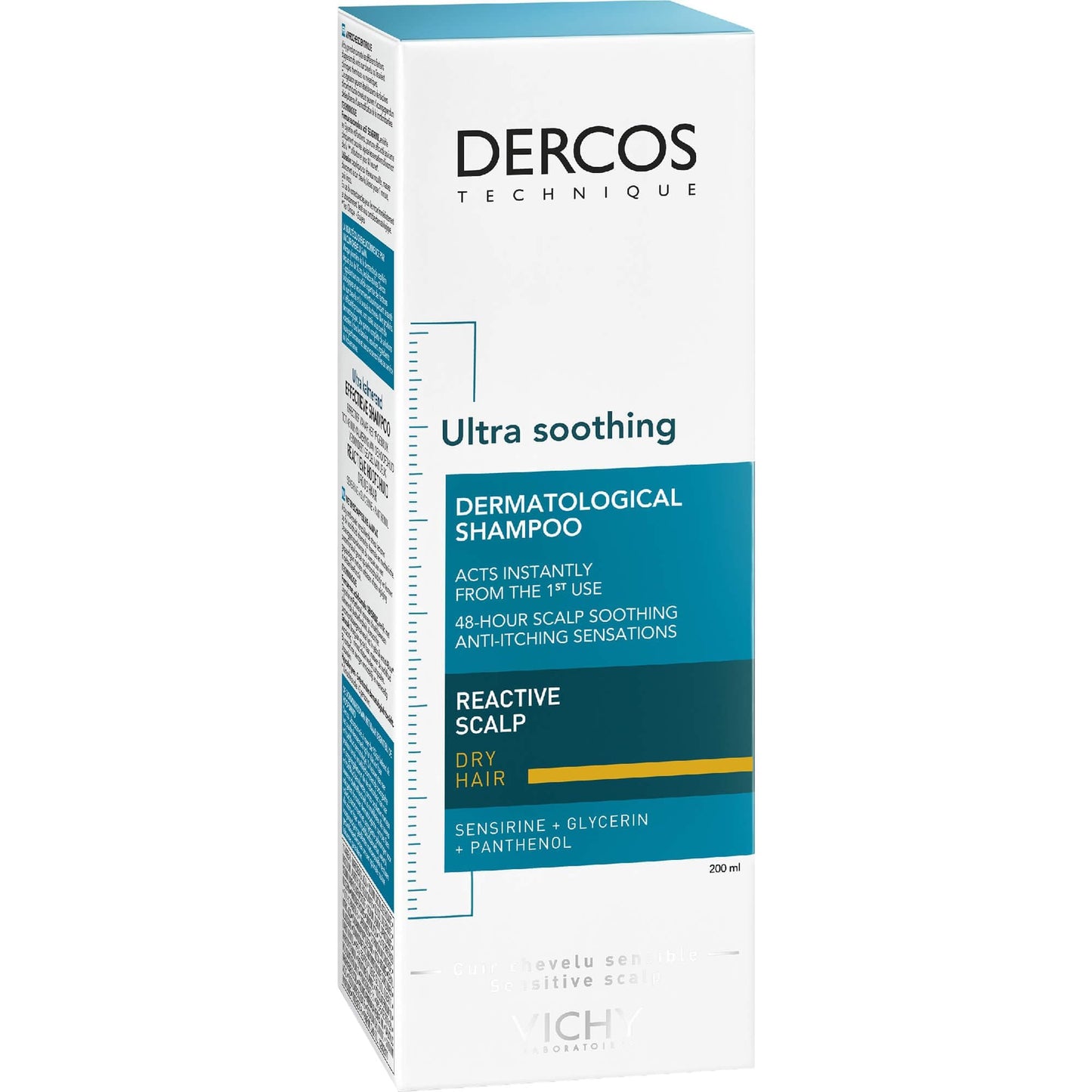 Vichy Dercos Sulfate-Free Shampoo for Irritated Scalp & Hair, 200mL VICHY