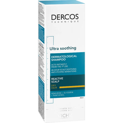 Vichy Dercos Sulfate-Free Shampoo for Irritated Scalp & Hair, 200mL VICHY