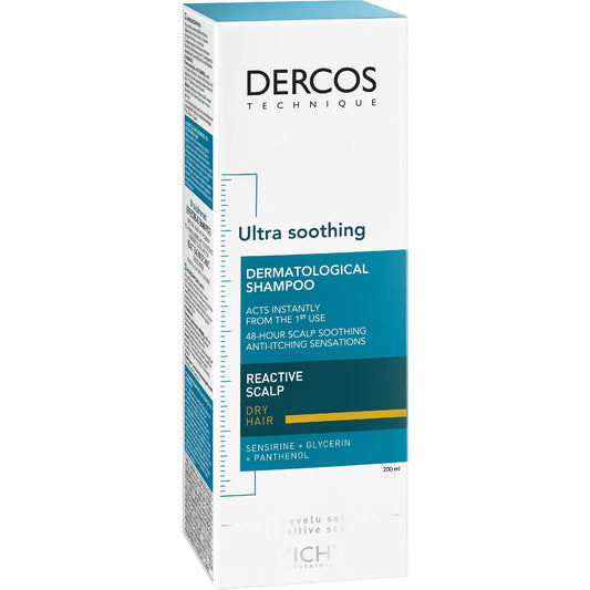 Vichy Dercos Sulfate-Free Shampoo for Irritated Scalp & Hair, 200mL VICHY