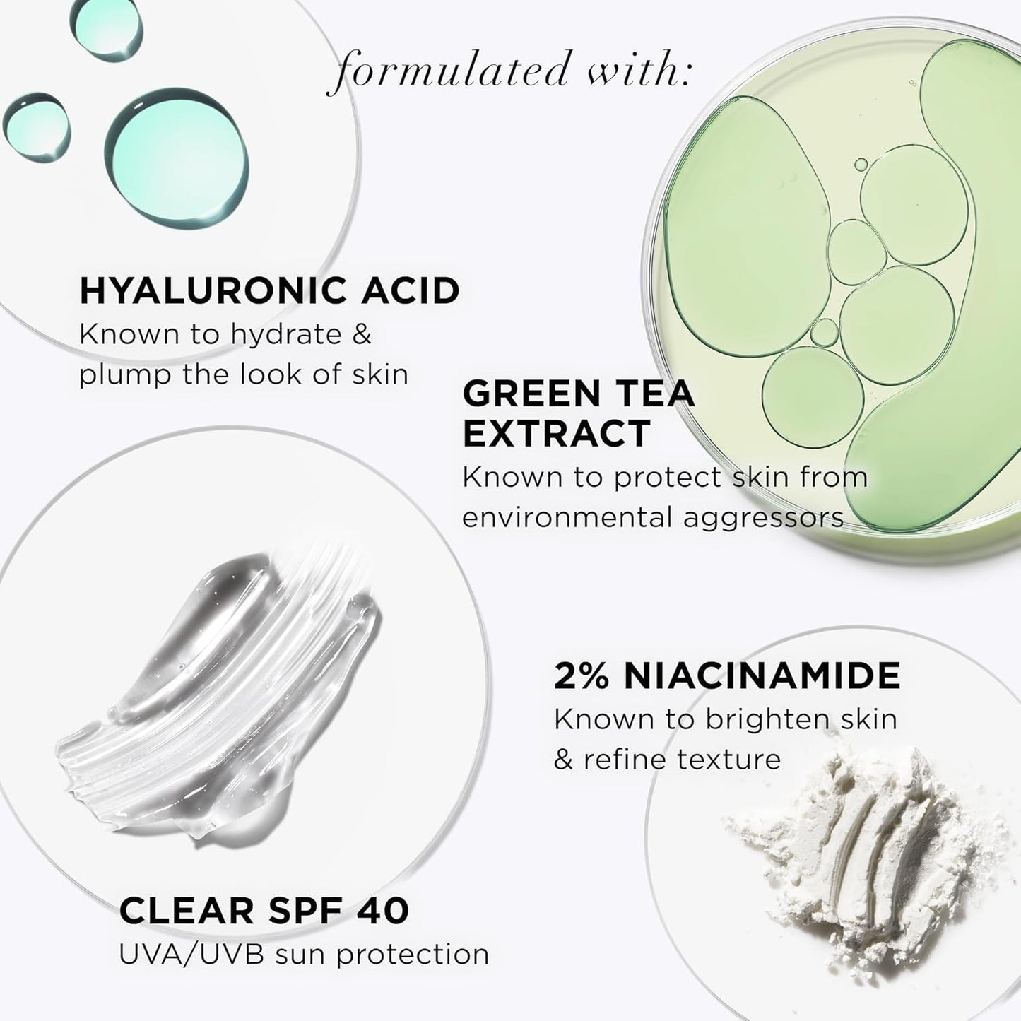 IT Cosmetics CC+ Nude Glow Lightweight Foundation + Glow Serum with SPF 40 - With Niacinamide, Hyaluronic Acid & Green Tea Extract - Light - 1.08 fl oz IT Cosmetics