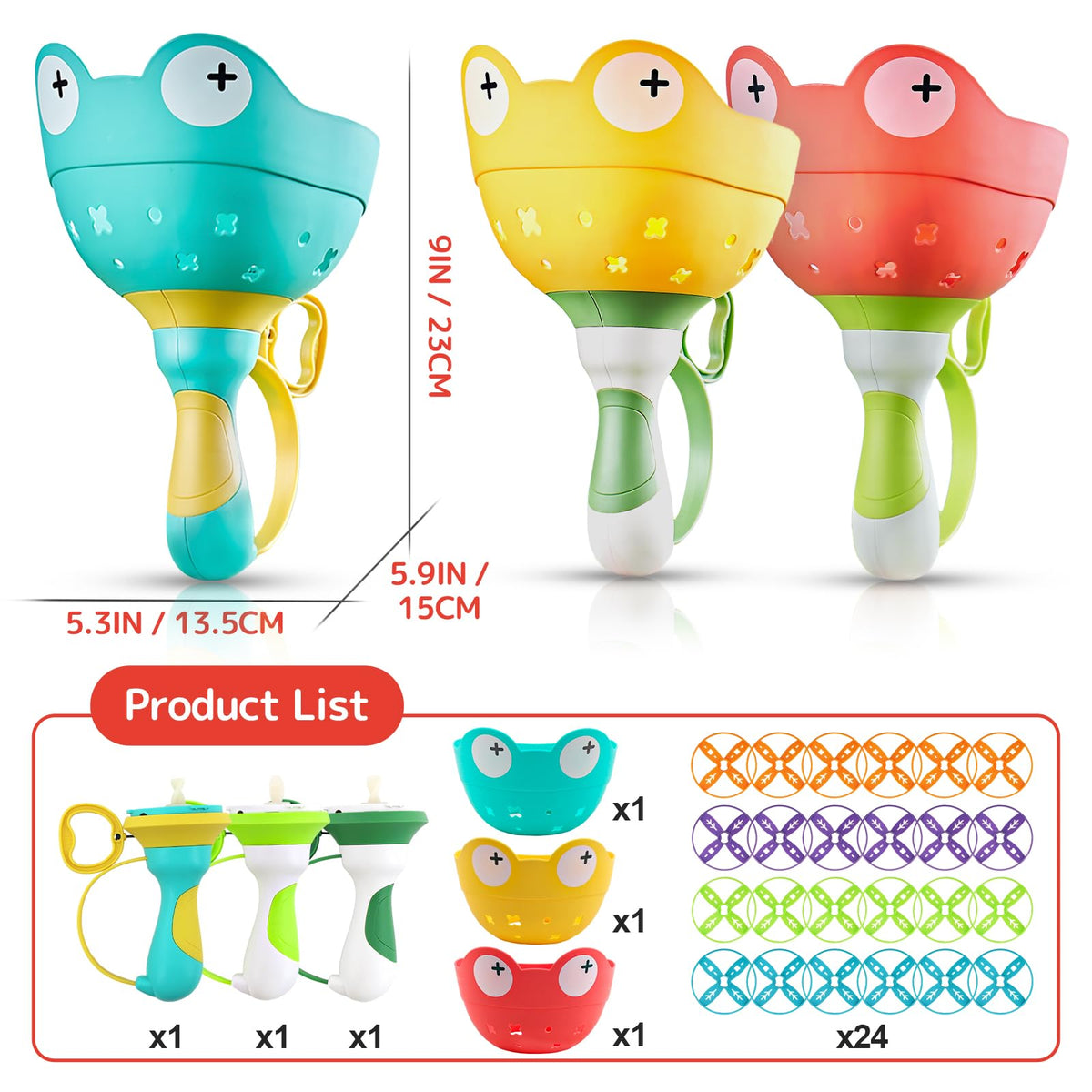 Outside Toys for Kids Ages 4-8 - Manual Capture Catching Game with 32 Discs 🍁 All In One Marketplace Canada