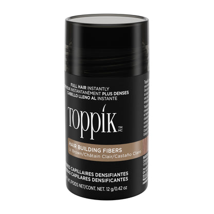 TOPPIK Hair Building Fibers,12 g, Fill In Fine or Thinning Hair, Instantly Thicker Looking, Multiple Shades for Men & Women