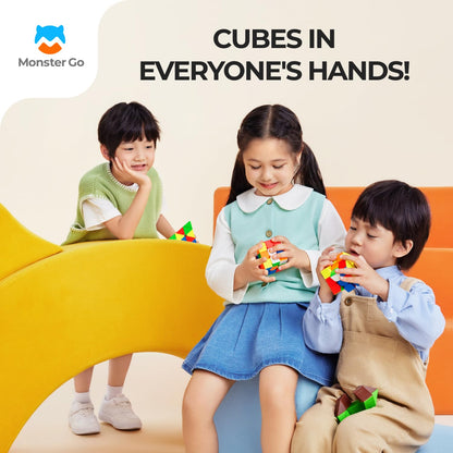 Monster Go Speed Cube 3x3 Magnetic MG EDU 56mm for Kids & Beginners 🍁 All In One Marketplace Canada