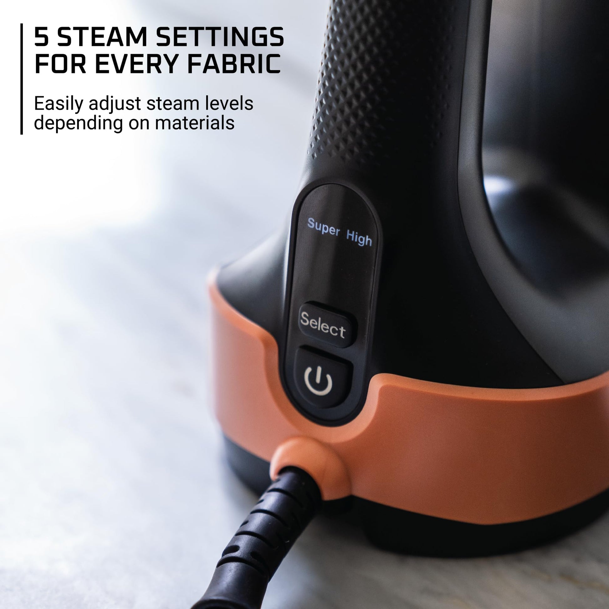 Rowenta Iron Steamer for Clothes, 3in1 Hand Held Steamers, Clothing Steamer, Ironing, Lint Remover, 7.1 Oz Tank, 1875 Watts, Auto-Off, Black, DR8855 Rowenta