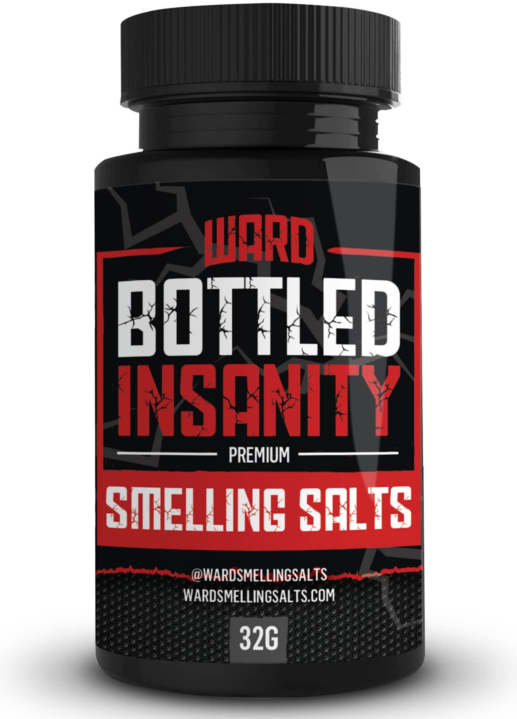 Ward Smelling Salts - Bottled Insanity - Insanely Strong Smelling Salt For Powerlifting Hockey Football Weight Lifting and More | Insane Smelling Salt - Available at All In One Marketplace Canada