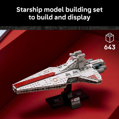 LEGO Star Wars Venator-Class Attack Cruiser Building Set for Adults, Men & Women, Ages 18+ - Movie Collectible & Room Decor for Office, Bedroom, or Book Shelf - Gift Idea for Birthdays - 75441 🍁 All In One Marketplace Canada