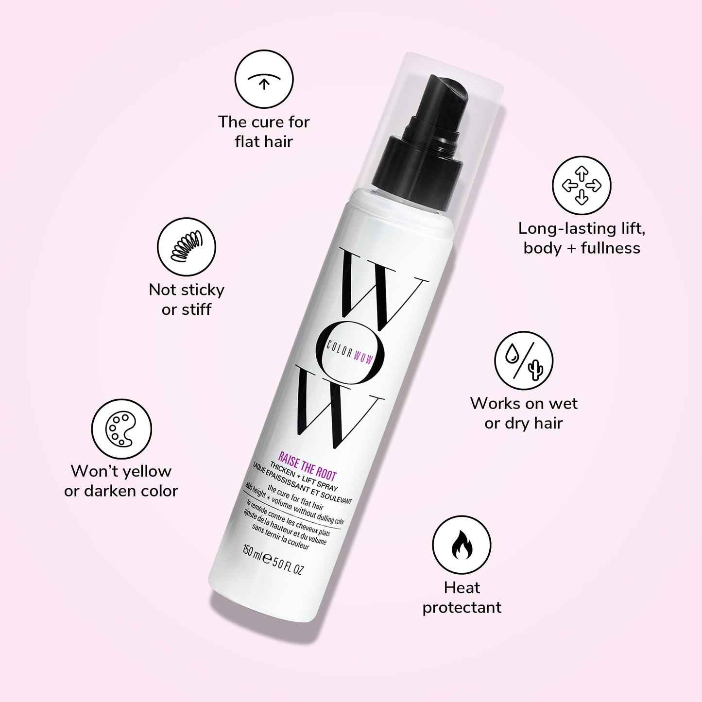 COLOR WOW Raise The Root Thicken Plus Lift Spray, 5 fl. Oz., 1 Count - Available at All In One Marketplace Canada