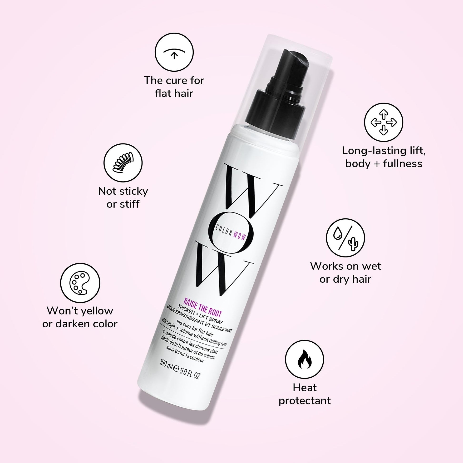 COLOR WOW Raise The Root Thicken Plus Lift Spray, 5 fl. Oz., 1 Count - Available at All In One Marketplace Canada