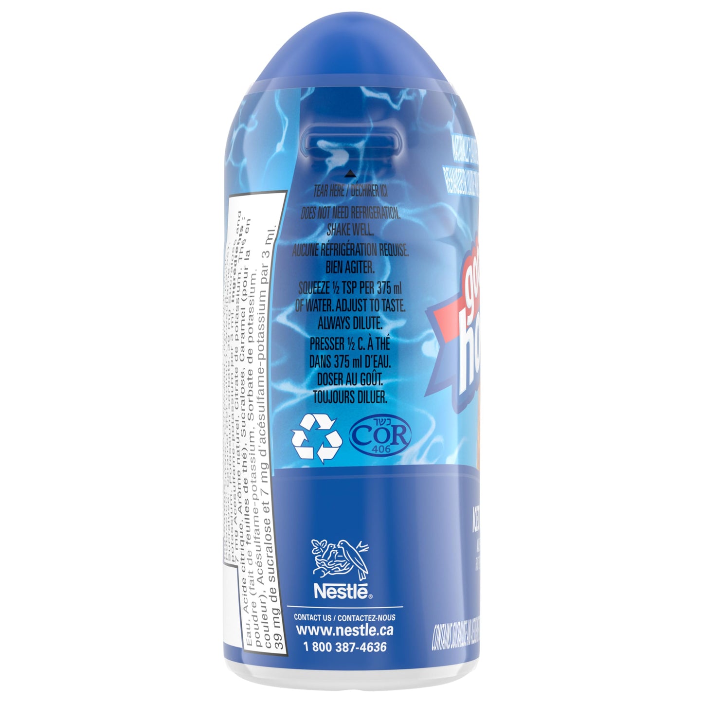 GOODHOST Iced Tea Liquid Water Enhancer, 12 Bottles, 744 g GOODHOST