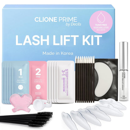Korean Lash Lift Kit - 5 Sets At Home Eyelash Perm Kit with Upgraded Glue, Eyelash Lift, DIY Lash Perm Easy for Beginner & Professional, Semi Permanent Perming Wave Suitable For Salon & Home (Blue) - Available at All In One Marketplace Canada