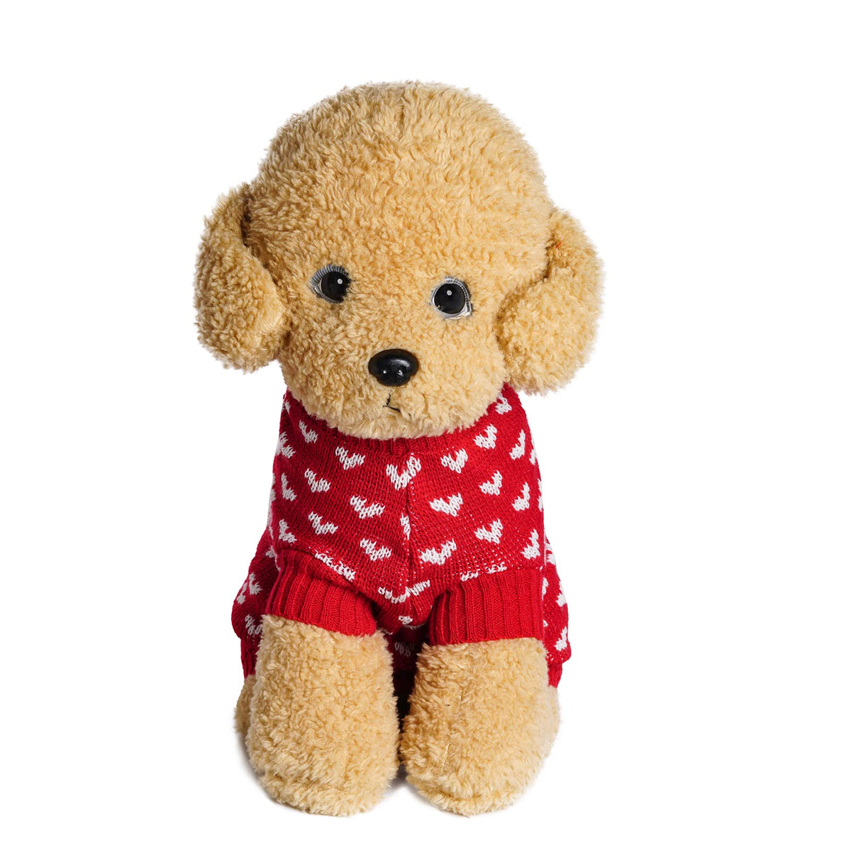Dxhycc Dog Knitted Sweater Dog Heart Sweater Puppy Sweater Warm Soft Pet Holiday Clothes for Small Cats and Dogs (Red, S) 🍁 All In One Marketplace Canada