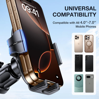 Miracase Phone Holder for Car Vent【2026 Wider Clamp & Metal Hook】 Car Phone Holder Mount for Vent Clip Hand Free Cell Phone Car Mount for iPhone 17 Pro Max 16 15 14 13 12 Samsung S25 Car Accesorries - Available at All In One Marketplace Canada