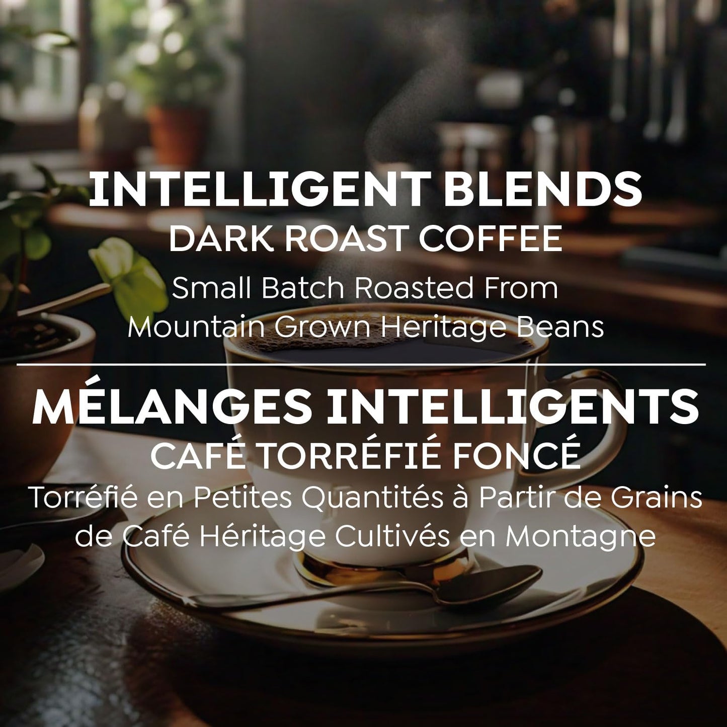 Intelligent Blends Dark Roast Coffee Pods, 100 Count Single Serve – 100% Arabica