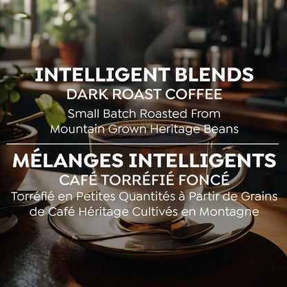 Intelligent Blends Dark Roast Coffee Pods, 100 Count Single Serve – 100% Arabica