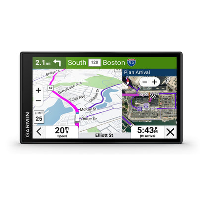 Garmin dēzl™ OTR620, High-Res 6” GPS Truck Navigator, Custom Routing, Satellite Imagery, Wind Speed, Community-Shared Loading Docks, Truck Entrances, Parking Availability Garmin
