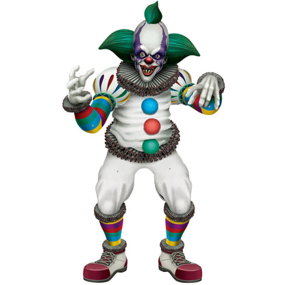 Décorations d'Halloween Beistle en papier cartonné articulé représentant un clown effrayant pour la maison, le bureau ou les fêtes dans une maison hantée