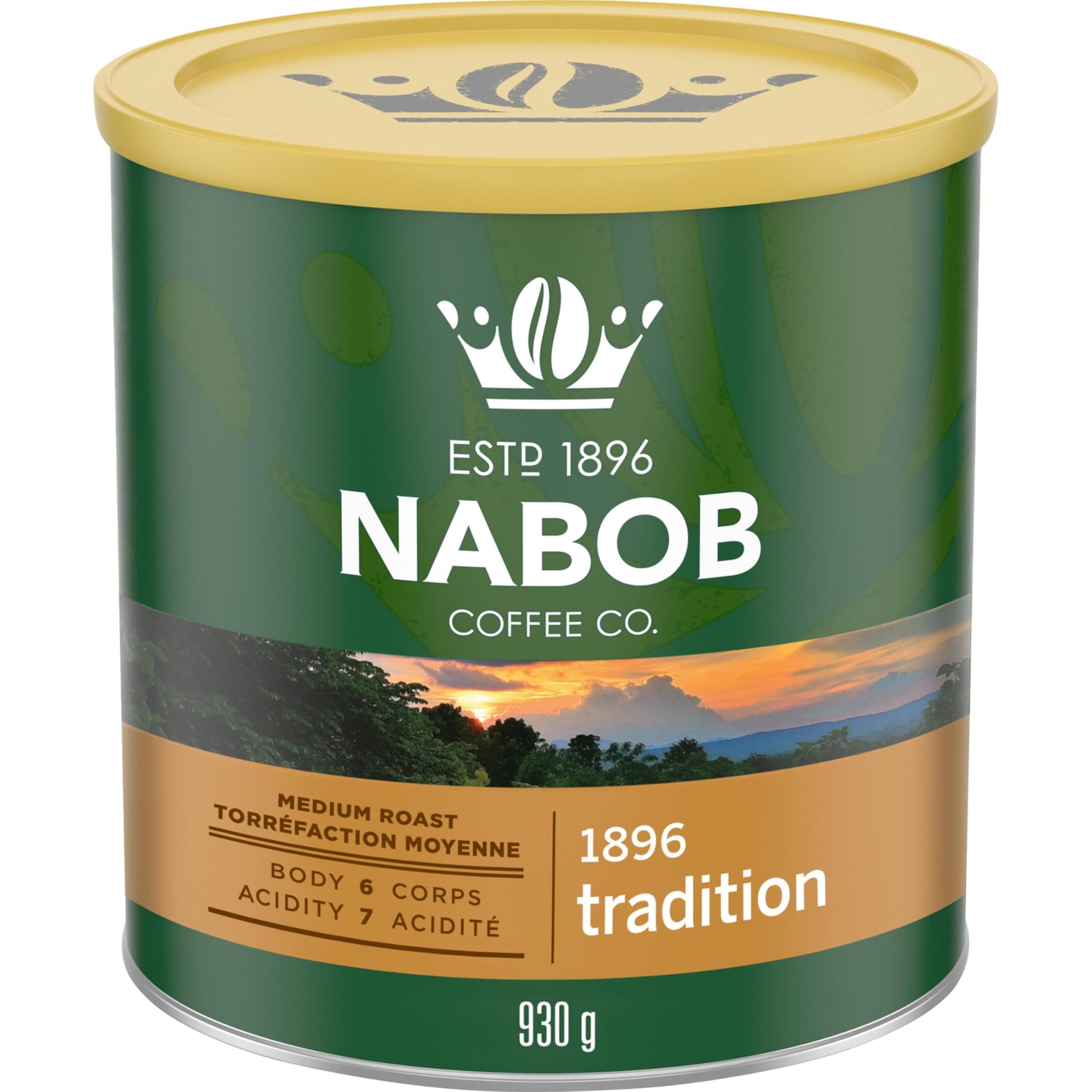Nabob Traditional Fine Grind Ground Coffee – 930g