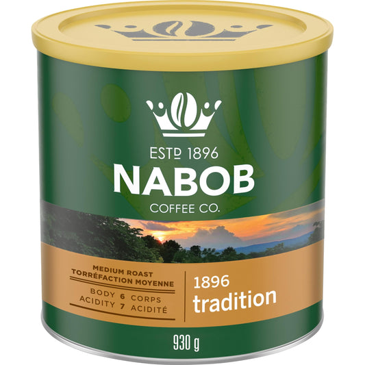 Nabob Traditional Fine Grind Ground Coffee – 930g
