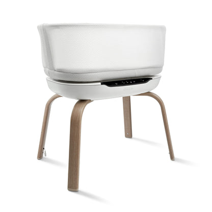 Graco SmartSense Soothing Baby Bassinet & Rocker with Cry Detection Technology, Includes 100% Organic Cotton Sheet, Luna Graco