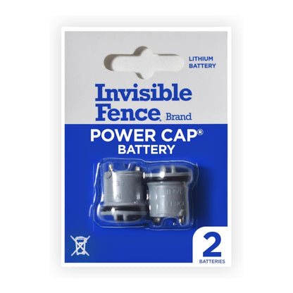 INVISIBLE FENCE Brand Power Cap Batteries for Microlite and Microlite Plus Computer Collar Units – 2-Pack – Also Compatible for MaxDog and MaxDog Plus Invisible Fence Dog Collars Invisible Fence