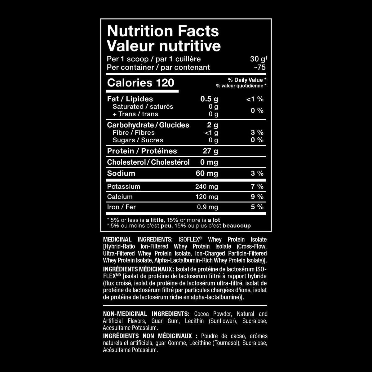 ALLMAX ISOFLEX Whey Protein Isolate, Chocolate, 5 lb