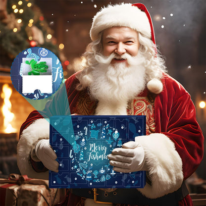 MOVINPE Fishing Advent Calendar for Adult Men Teen,24 Days Christmas Countdown Fishing Premium Lures Set for Fishing Lovers 🍁 All In One Marketplace Canada