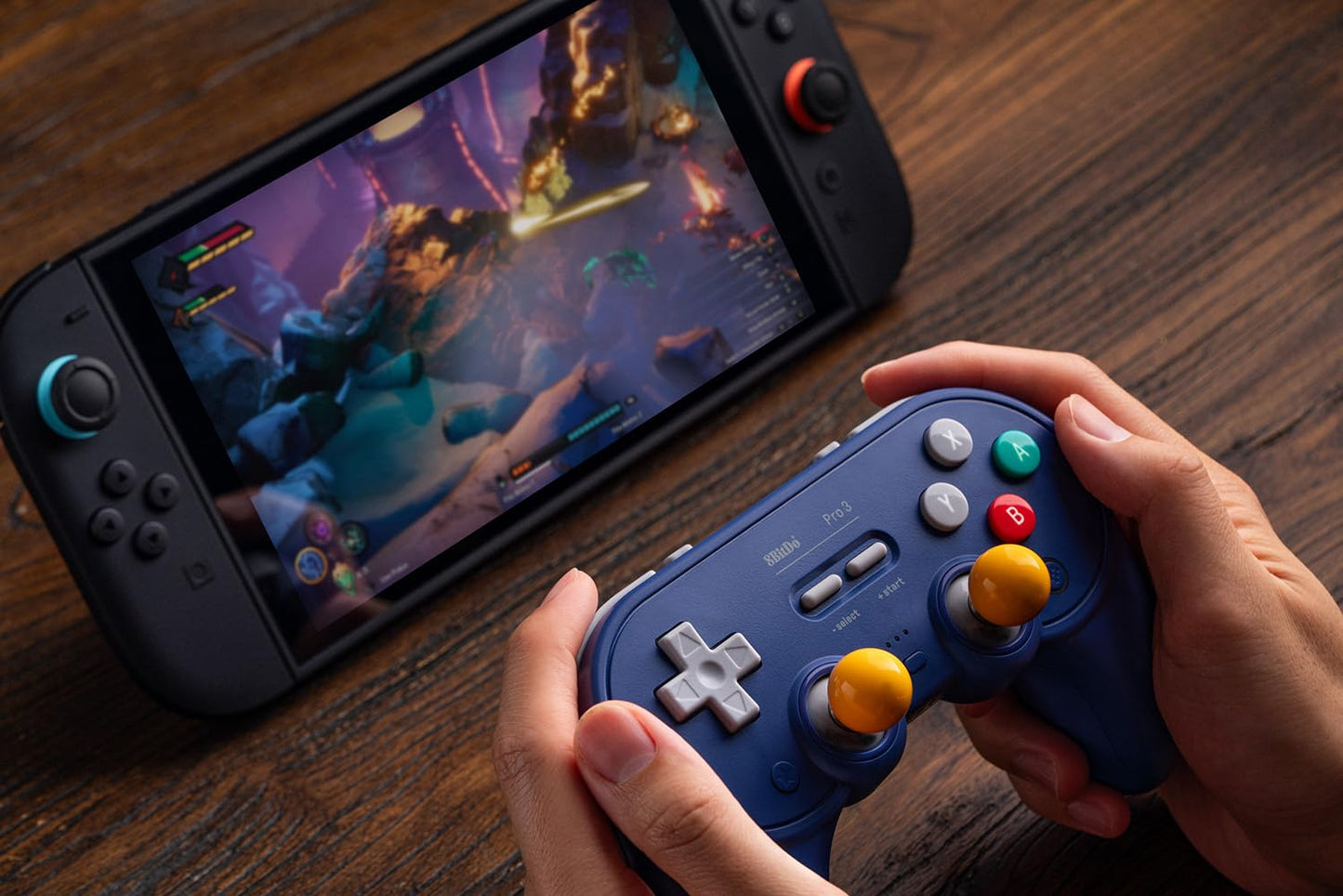 8BitDo Pro 3 Bluetooth Controller for Switch/Switch 2 – TMR Joysticks, Swappable ABXY Buttons, Pro Back Buttons, Charging Dock, Hall Effect Triggers, for Windows, Apple, SteamOS, Android - Gray 🍁 All In One Marketplace Canada