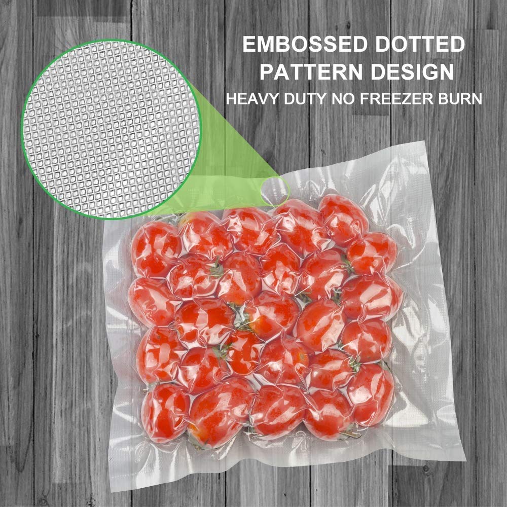 Accenter Vacuum Sealer Bags 100 Quart 8x12 Inch Commercial Grade Food Saver Bags, Seal a Meal, BPA Free, Heavy Duty, Perfect for vac storage, Meal Prep or Sous Vide (8"x12") - Available at All In One Marketplace Canada