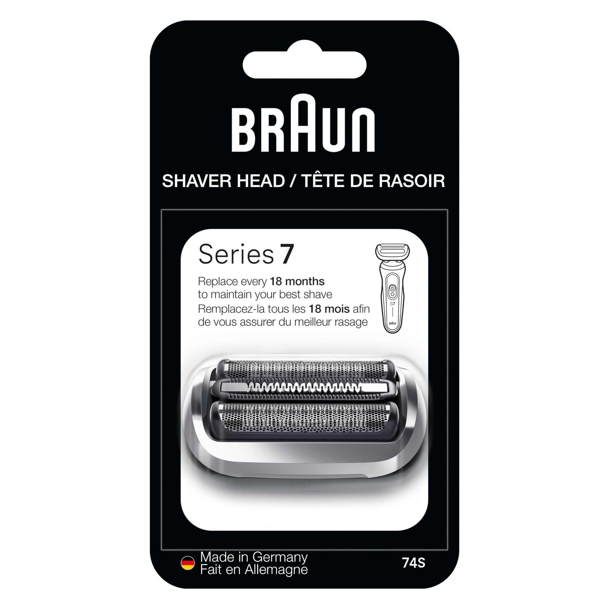 Braun Replacement Head Series 5 54B Black Braun