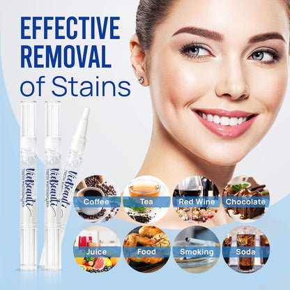 VieBeauti Teeth Whitening Pen Gel: 30+ Uses - Teeth whitening Gel with Professional Formulation and Ingredients, No Sensitivity, Travel-Friendly, Beautiful White Smile Mint - Available at All In One Marketplace Canada
