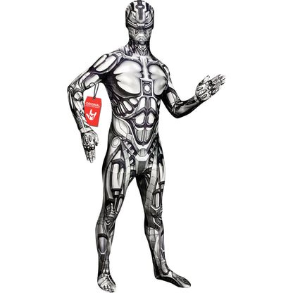 Morphsuits Monster The Android, Multi, Medium Skinsuit