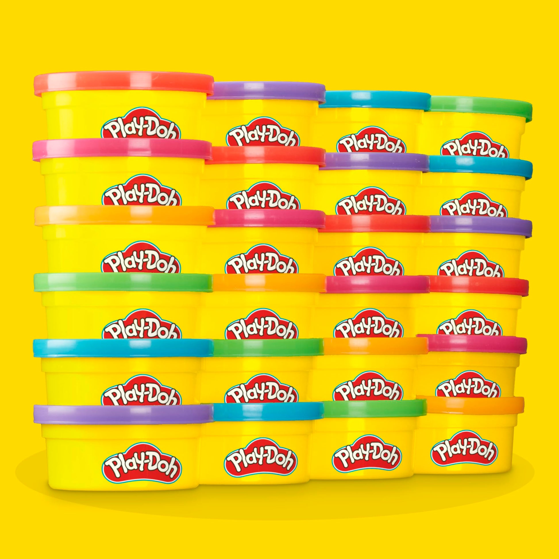 Play-Doh Party Favor Pack, Bulk 24 Pack of Modeling Compound with Cutters, Non-Candy Treat Bag Fillers, Giveaways & Prize Toys for Kids 3 Years & Up (Amazon Exclusive) Play-Doh
