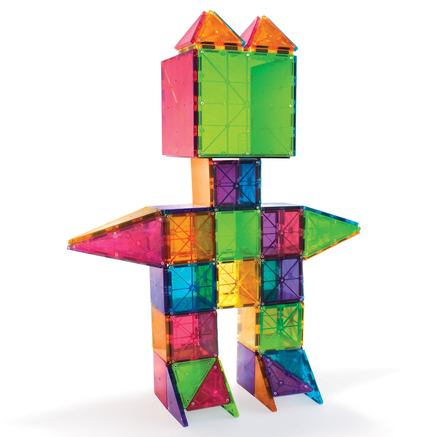 Magna-Tiles 04300 Clear Colors 100 Piece Set by Valtech since 1997 Magna Tiles