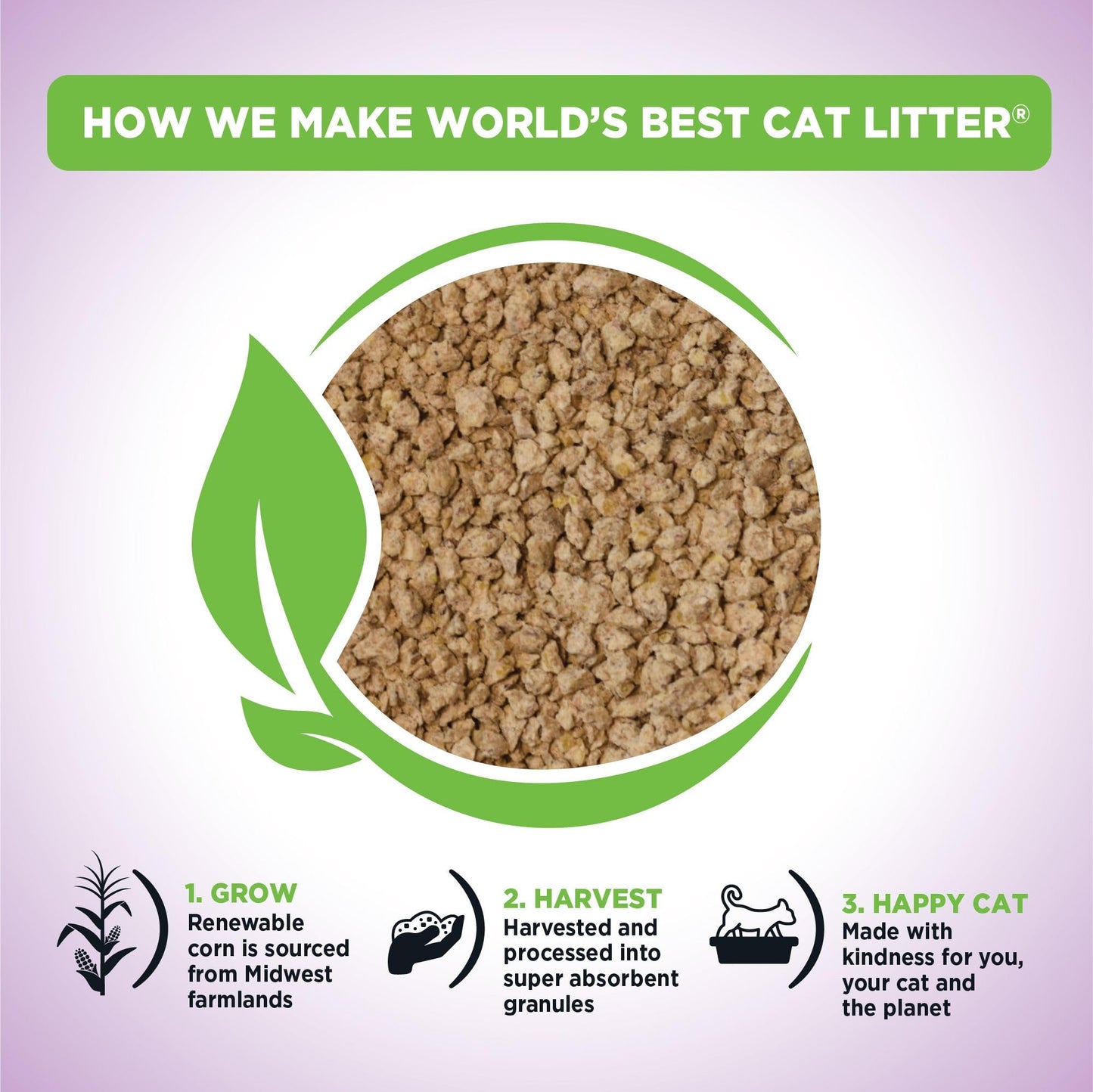 World's Best CAT Litter Multiple Cat Lavender Scented 144 eaches World's Best Cat Litter