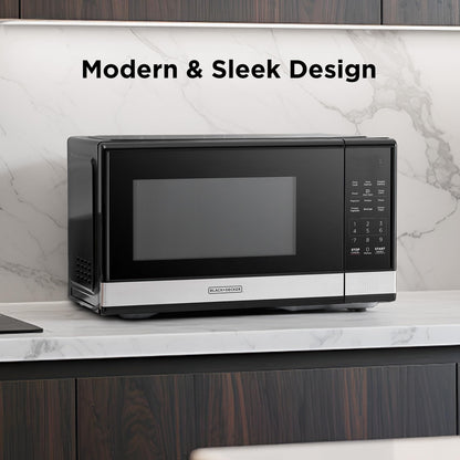 BLACK+DECKER Microwave Oven, 1.1 Cu.ft 900W Digital Stainless Steel BLACK+DECKER